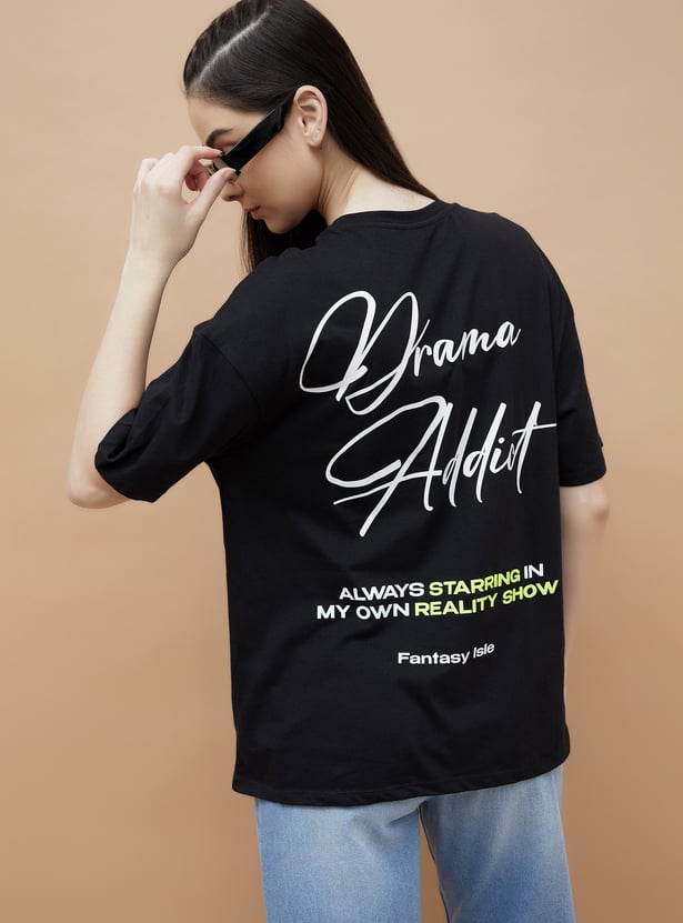 GINGER Typographic Back Print T-shirt