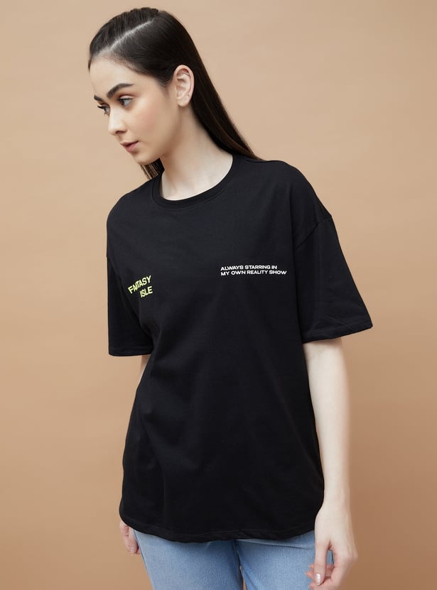 GINGER Typographic Back Print T-shirt - Image 3