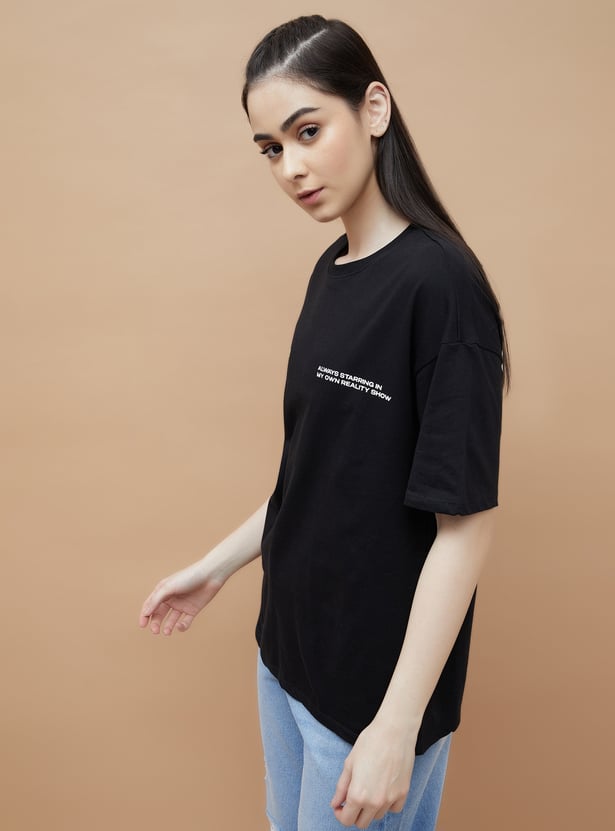 GINGER Typographic Back Print T-shirt - Image 4