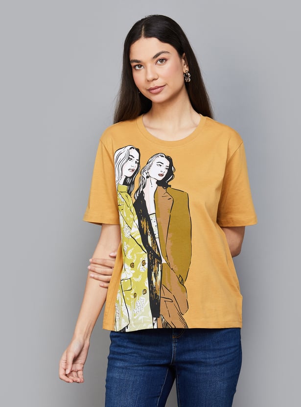 VERO MODA Graphic Print T-shirt - Image 2